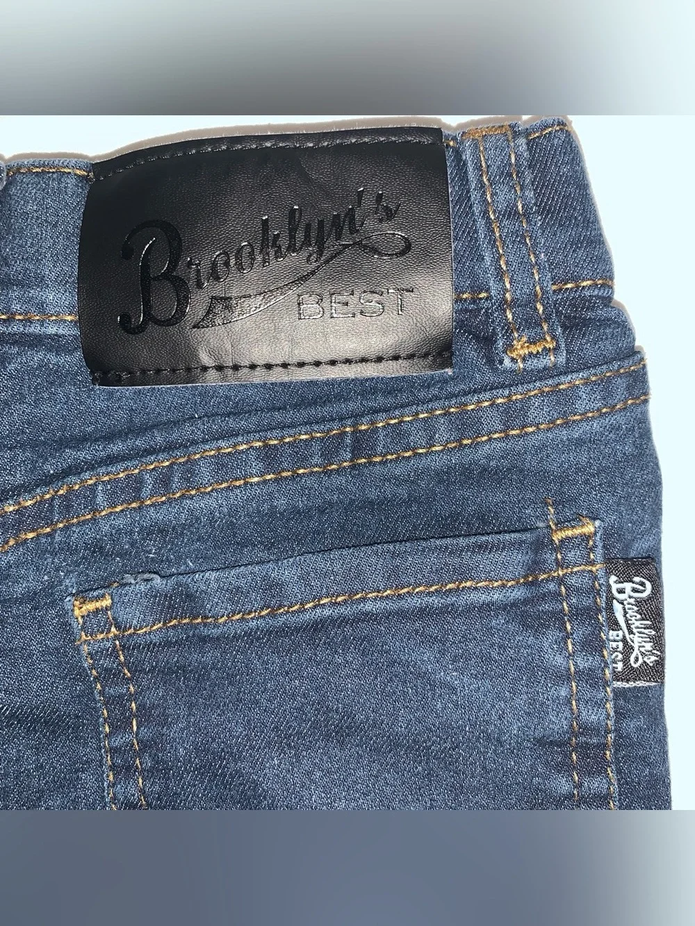 Boys Dark Blue Denim Shorts Size 3t